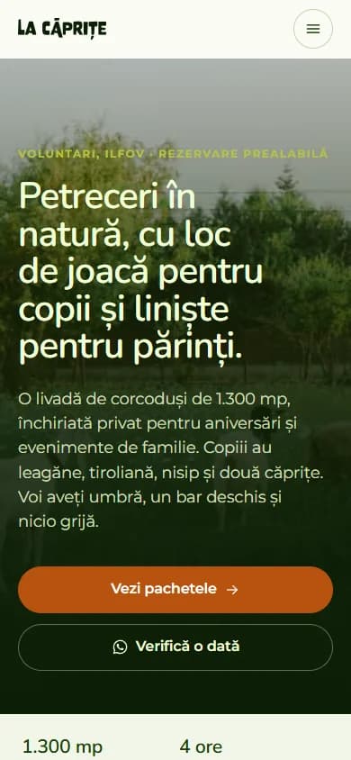 La Căprițe on mobile