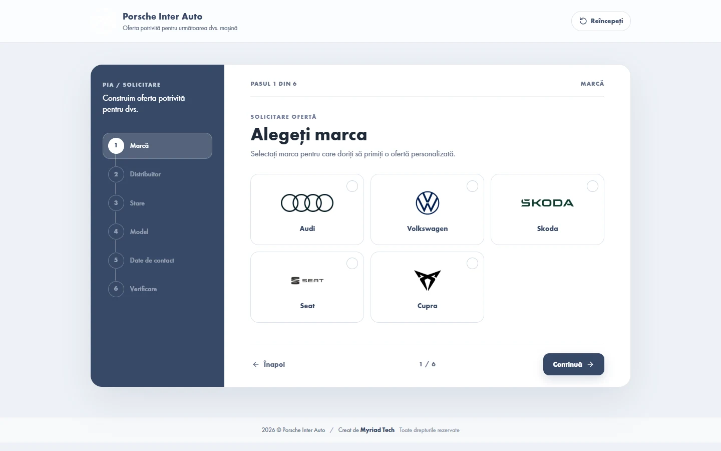 Screenshot of the Multi-Step Form project on desktop