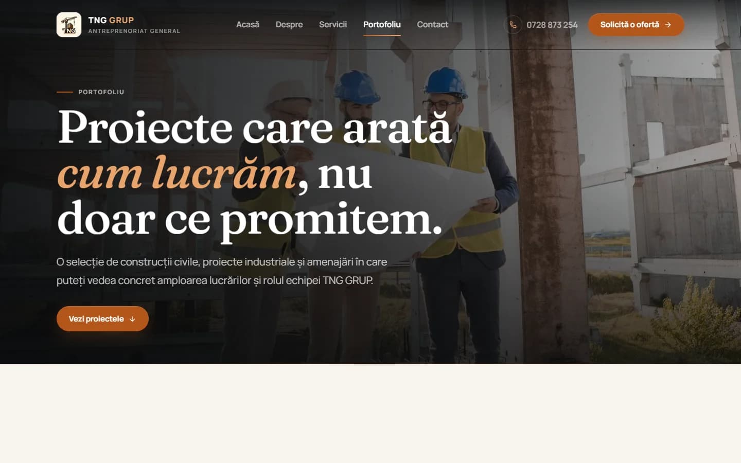 TNG GRUP — Portofoliu