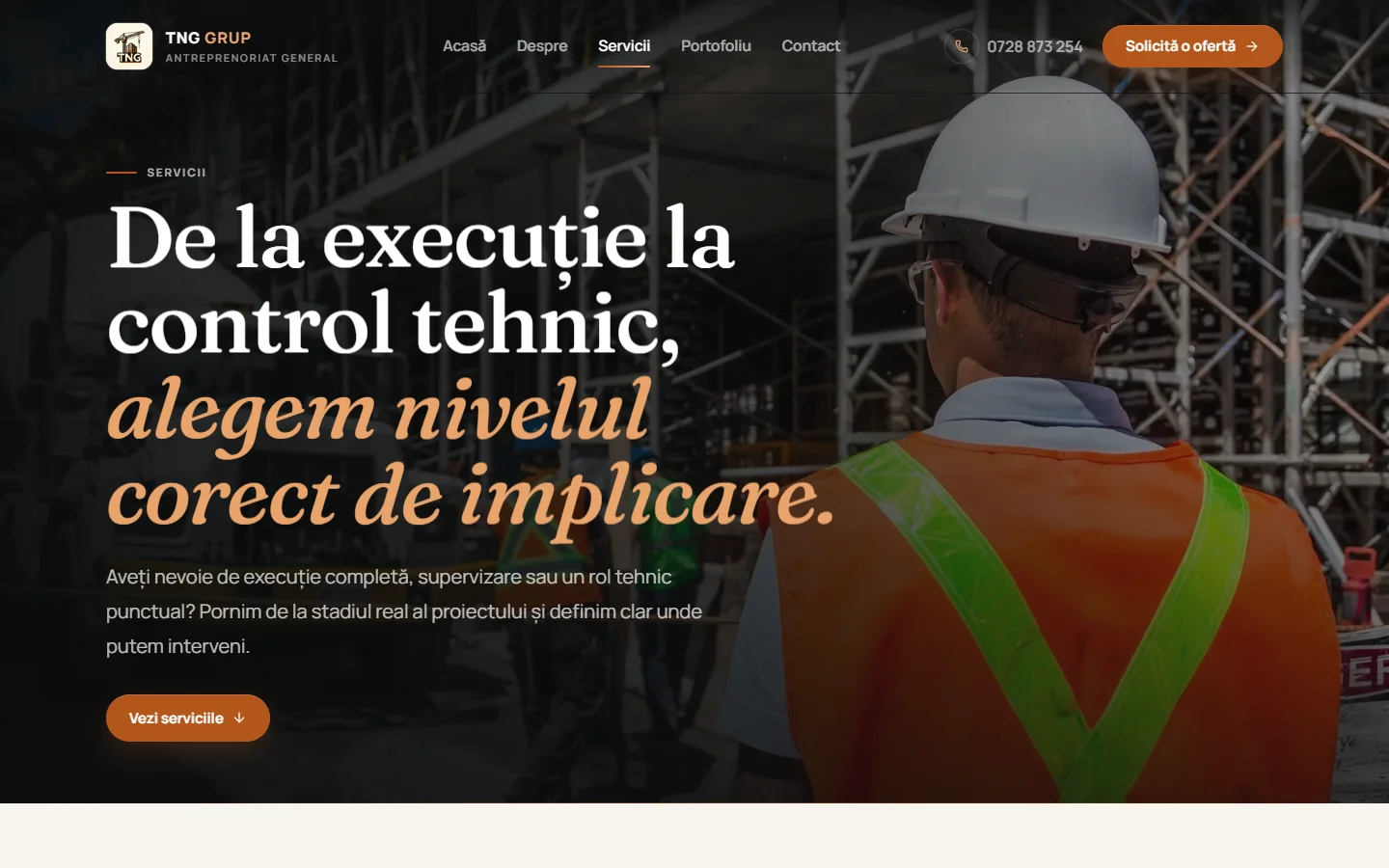 TNG GRUP — Servicii